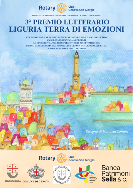 Bando 3° Premio Letterario Rotary San Giorgio